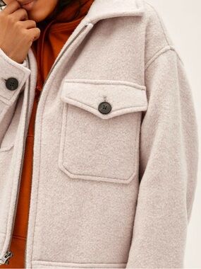 Everlane Soft Blush Wool-Blend Coat